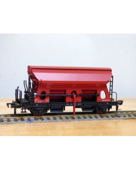 Fleischmann 5234 wagon plat porte conteneurs Lbs 598 World Travel Agency DB BO
