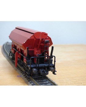 Fleischmann 5234 wagon plat porte conteneurs Lbs 598 World Travel Agency DB BO