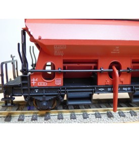 Fleischmann 5234 wagon plat porte conteneurs Lbs 598 World Travel Agency DB BO