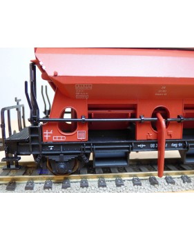 Fleischmann 5234 wagon plat porte conteneurs Lbs 598 World Travel Agency DB BO