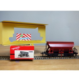 Fleischmann 5234 wagon plat porte conteneurs Lbs 598 World Travel Agency DB BO