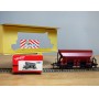 Fleischmann 5234 wagon plat porte conteneurs Lbs 598 World Travel Agency DB BO