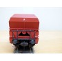Fleischmann 5234 wagon plat porte conteneurs Lbs 598 World Travel Agency DB BO