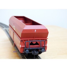 Fleischmann 5234 wagon plat porte conteneurs Lbs 598 World Travel Agency DB BO