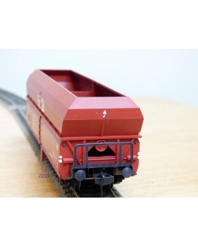 Fleischmann 5234 wagon plat porte conteneurs Lbs 598 World Travel Agency DB BO