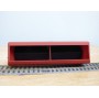 Fleischmann 5234 wagon plat porte conteneurs Lbs 598 World Travel Agency DB BO
