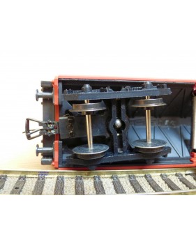 Fleischmann 5234 wagon plat porte conteneurs Lbs 598 World Travel Agency DB BO