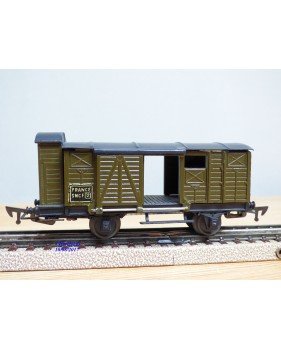 JEP 6662,  wagon couvert à bagages à guérite  SNCF  