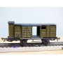 JEP 6662,  wagon couvert à bagages à guérite  SNCF  