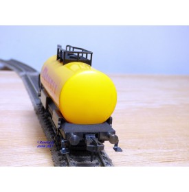 FLEISCHMANN 1475 SH,  wagon citerne ancien  à plate forme de serre freins  SHELL   DB   neuf    BO