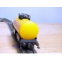 FLEISCHMANN 1475 SH,  wagon citerne ancien  à plate forme de serre freins  SHELL   DB   neuf    BO