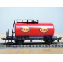 FLEISCHMANN 1475 E,  wagon citerne ancien  à plate forme de serre freins  ESSO    DB   neuf    BO