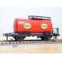 FLEISCHMANN 1475 E,  wagon citerne ancien  à plate forme de serre freins  ESSO    DB   neuf    BO