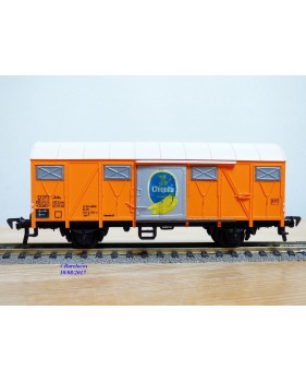 FLEISCHMANN 1470 G, wagon couvert  type Gmhs 53  Chiquita  DB   neuf   BO 