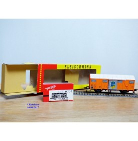 FLEISCHMANN 1470 G, wagon couvert  type Gmhs 53  Chiquita  DB   neuf   BO 
