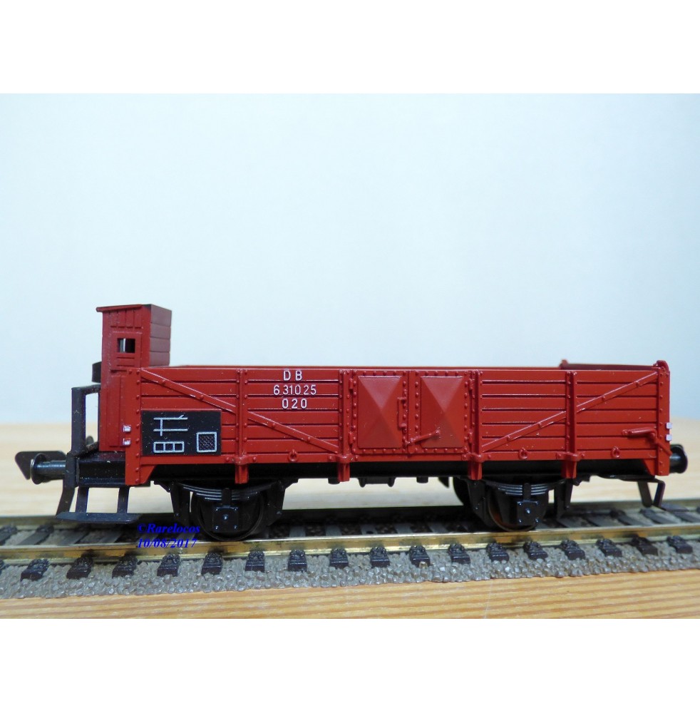 FLEISCHMANN 1485,  wagon tombereau à guérite  type O 20    DB   neuf   BO