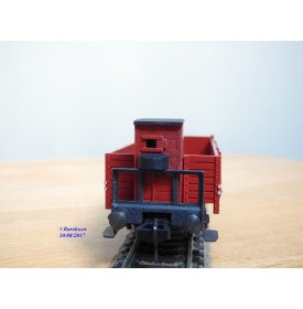 FLEISCHMANN 1485,  wagon tombereau à guérite  type O 20    DB   neuf   BO
