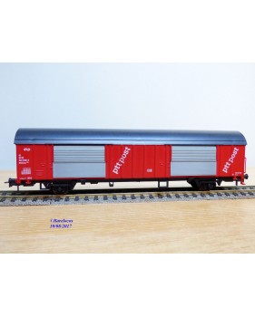 Roco 46275,  wagon couvert  type Hbbkkss 1980  POST   NS    neuf   BO