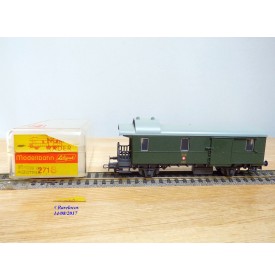 LILIPUT ancien 201 wagon plat chargé de 4 conteneurs ( cadres)  NS  BO