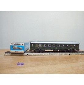 Märklin 4037, voiture  grandes lignes 2 Kl. type B4ü   DB   BO