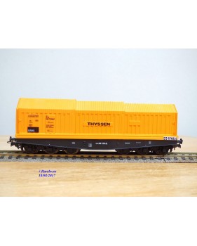 LILIPUT  222 00 , wagon à toit télescopique à 6 essieux  THYSSEN    DB   neuf  BO