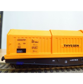 LILIPUT  222 00 , wagon à toit télescopique à 6 essieux  THYSSEN    DB   neuf  BO