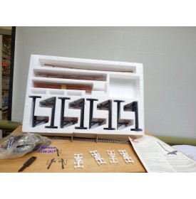 LIMA  L453711, 4 rails courbes R2 445 mm   30°  neufs   BO