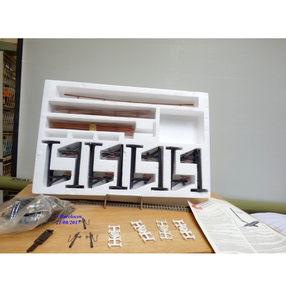 Maquette Ho Lot Caténaires JV HO Pour Train électrique - 7