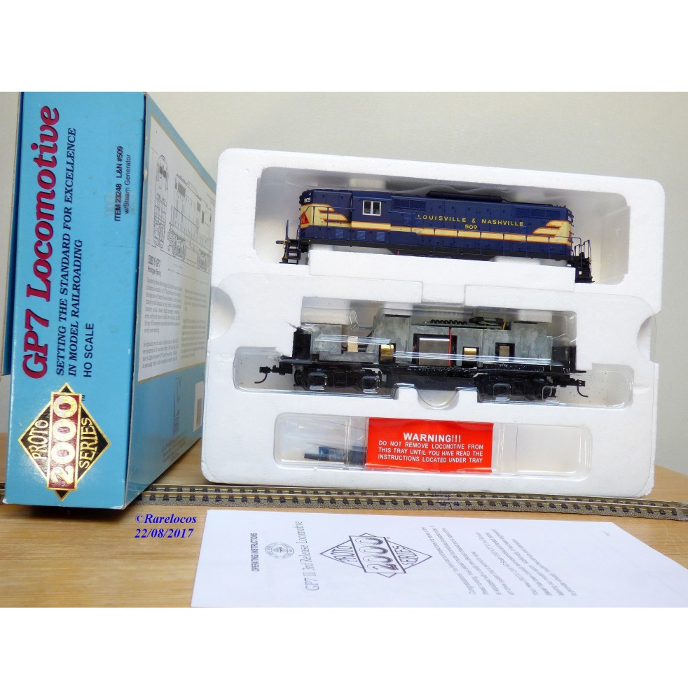 LIFE LIKE Proto 2000  23248,  loco  EMD GP 7 L&N  Louisville and Nashville  neuf  BO