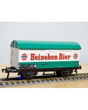 FLEISCHMANN 5026, wagon couvert  transport de bière   HEINEKEN BIER  NS   neuf  BO