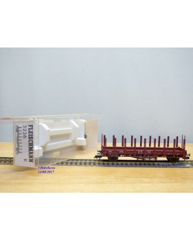 FLEISCHMANN  5226 K,  wagon plat à ranchers    DR  neuf  BO