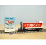 POCHER 326 / 2,  wagon réfrigérant type ZB Tuborg DSB   neuf  BO