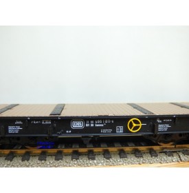 ROCO 46550,  wagon plat à ranchers pour charges lourdes type Samms 710   DB   BO