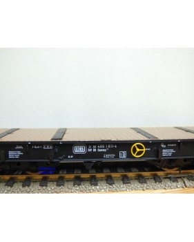 ROCO 46550,  wagon plat à ranchers pour charges lourdes type Samms 710   DB   BO