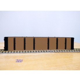 ROCO 46550,  wagon plat à ranchers pour charges lourdes type Samms 710   DB   BO