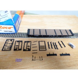 ROCO 46550,  wagon plat à ranchers pour charges lourdes type Samms 710   DB   BO