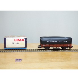 LIMA véro  303178,  wagon plat   type L bâché Volkswagen  FS   neuf    BO 