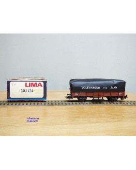 LIMA véro  303178,  wagon plat   type L bâché Volkswagen  FS   neuf    BO 