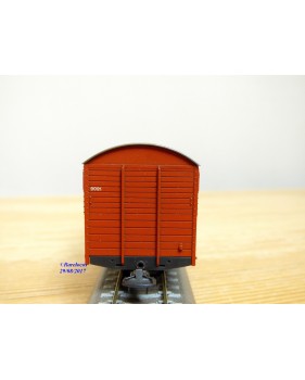 BEMO 2256 191, wagon atelier ( Kabelbauwagen )   N° Xk-v  9091   Rhb   BO
