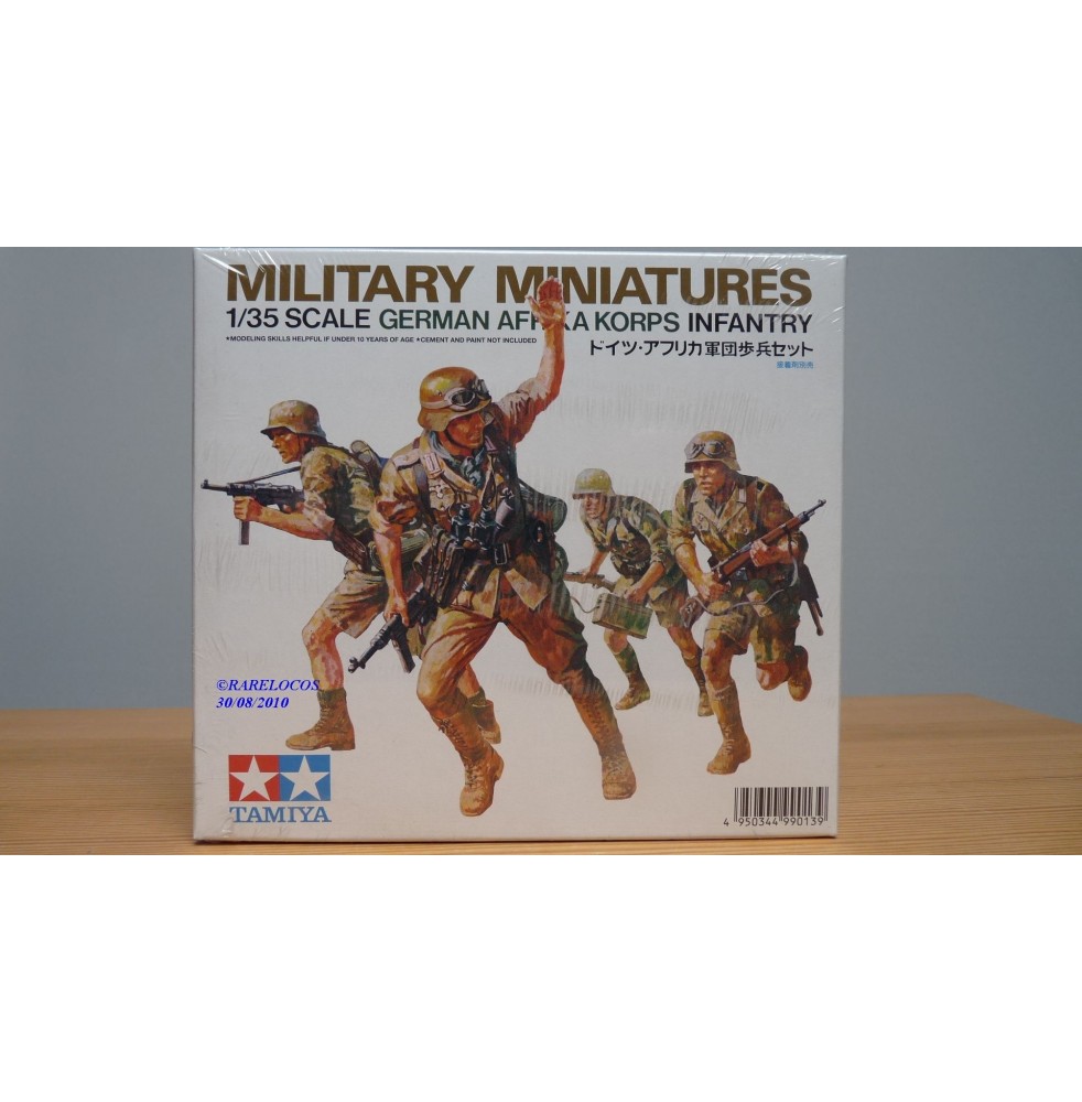 TAMIYA 35008  Infanterie allemande AFRIKA KORPS 1/ 35