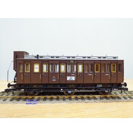 FLEISCHMANN 5892 K , voiture à portières latérales  à guérite à  3 essieux  Nr.  1762  KPEV    neuf   BO