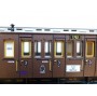 FLEISCHMANN 5892 K , voiture à portières latérales  à guérite à  3 essieux  Nr.  1762  KPEV    neuf   BO