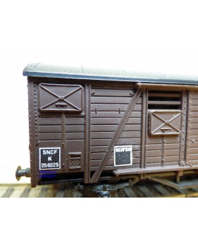 SMCF ???, wagon couvert  à 2 essieux  type  K    SNCF  BO