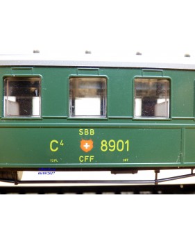 MÄRKLIN 4138, voiture ancienne à bogies type C4ü  SBB 