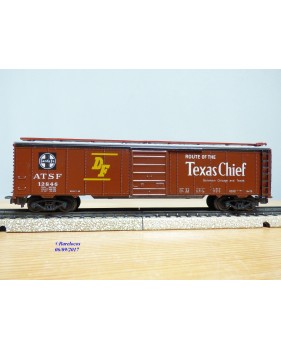 Märklin   4572, wagon couvert ( boxcar ) Texas Chief  SANTA FE 