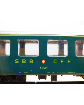 Märklin 4032 voiture grandes lignes A4ümg à feux de fin de convoi 1 Kl. DB BO