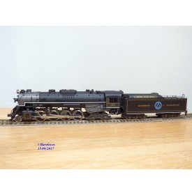 Rivarossi  véro 1520,  locomotive 2 8 4 ( 142 ) Berkshire  ( RF&P : Richmond, Fredericksburg and Potomac )  N° 574: neuf   BO