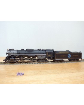 Rivarossi  véro 1520,  locomotive 2 8 4 ( 142 ) Berkshire  ( RF&P : Richmond, Fredericksburg and Potomac )  N° 574: neuf   BO