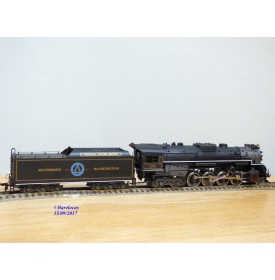 Rivarossi  véro 1520,  locomotive 2 8 4 ( 142 ) Berkshire  ( RF&P : Richmond, Fredericksburg and Potomac )  N° 574: neuf   BO