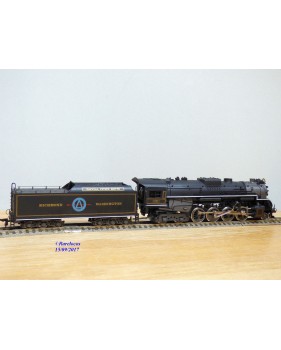 Rivarossi  véro 1520,  locomotive 2 8 4 ( 142 ) Berkshire  ( RF&P : Richmond, Fredericksburg and Potomac )  N° 574: neuf   BO